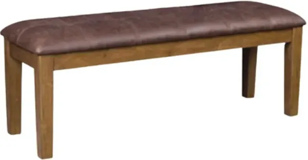Signature Design by AshleyÂ® Urbinforte Brown/Light Brown Large Upholstered Dining Room Bench