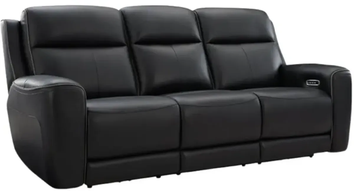 Signature Design by AshleyÂ® 5Z-Comfort Onyx Power Reclining Sofa with Adjustable Headrest