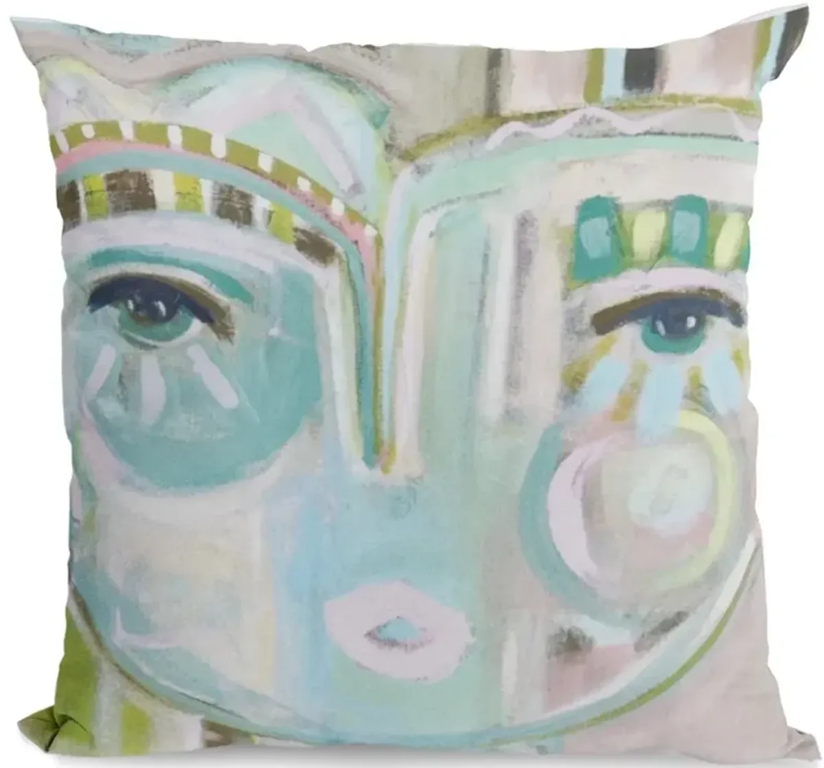 Windy O'Connor Penny for your Thoughts Chica Toss Pillow