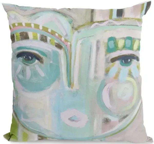 Windy O'Connor Penny for your Thoughts Chica Toss Pillow