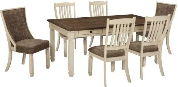 Signature Design by AshleyÂ® Bolanburg 7-Piece Two-tone Dining Set