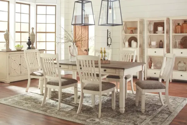 Signature Design by AshleyÂ® Bolanburg 7-Piece Two-Tone Dining Set