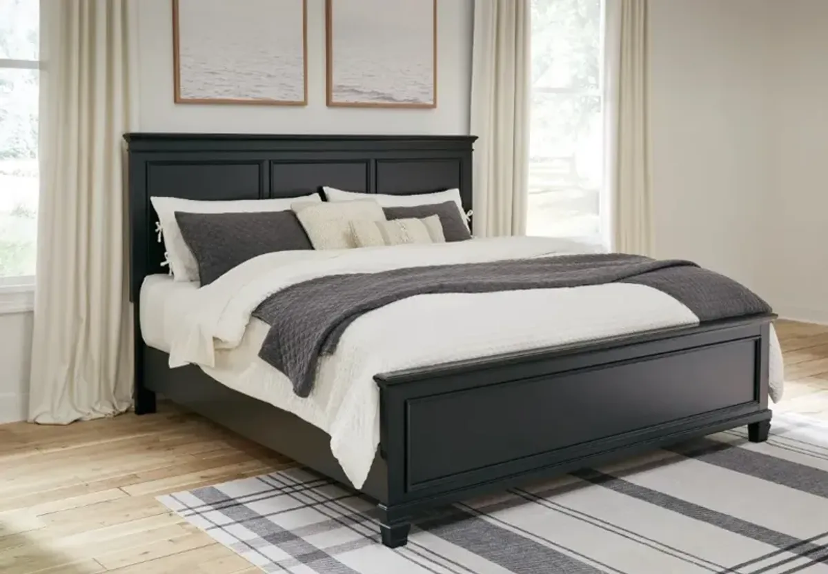 Signature Design by AshleyÂ® Lanolee 3-Piece Black Queen Bedroom Set