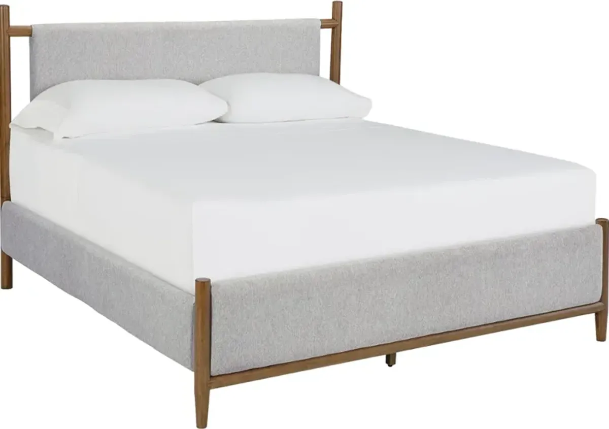Signature Design by AshleyÂ® Lyncott 3-Piece Brown/Gray Queen Upholstered Bedroom Set