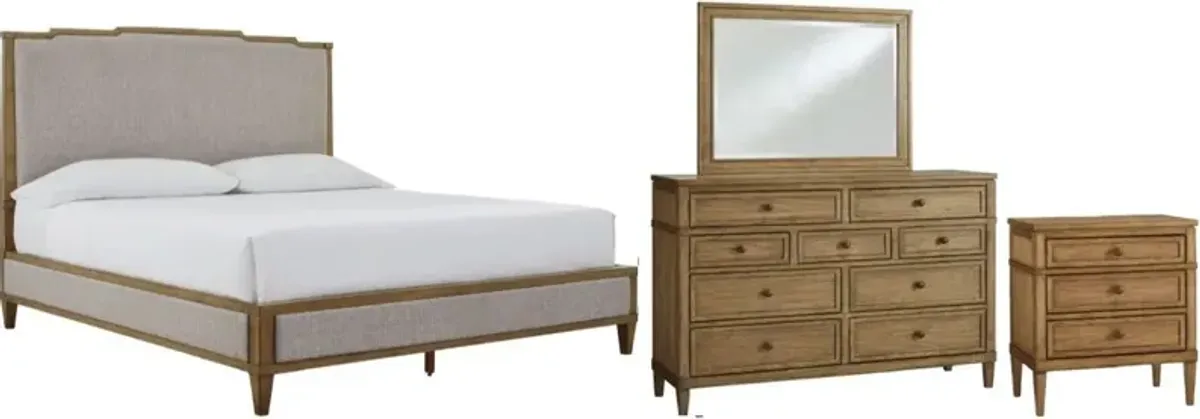 Signature Design by AshleyÂ® Sharlance 4-Piece Light Brown Queen Bedroom Set