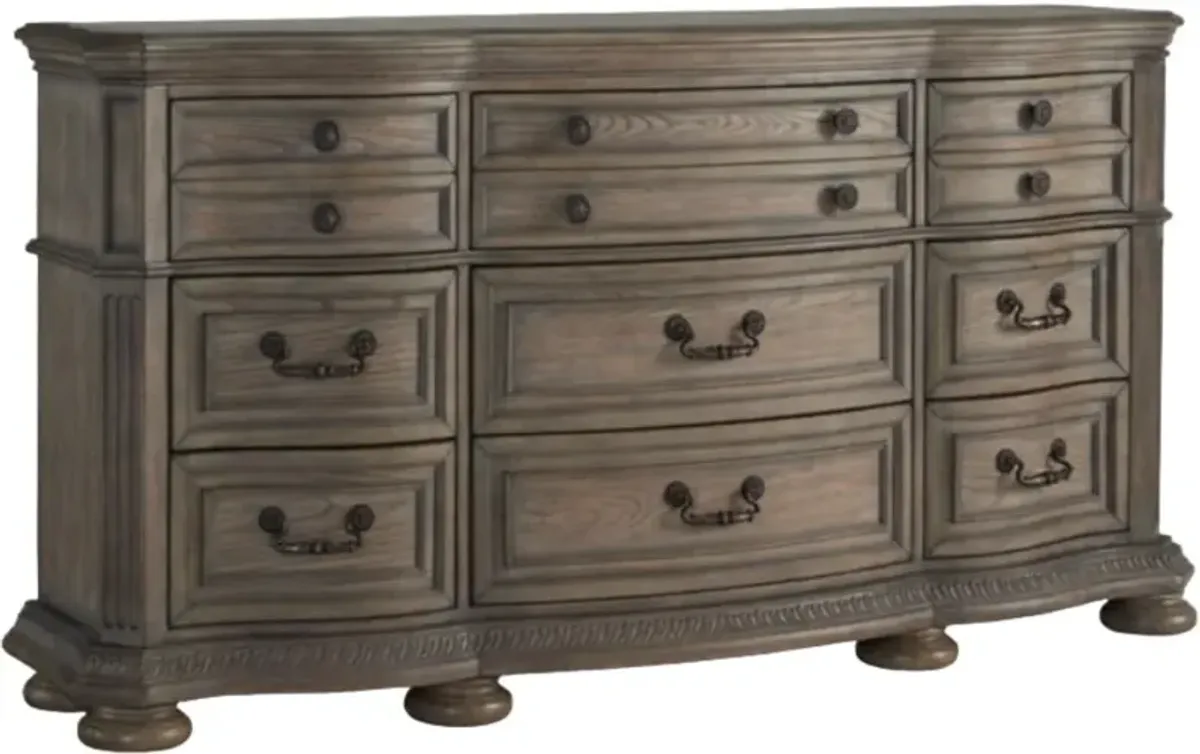 Signature Design by AshleyÂ® Ardenfield 4-Piece Light Brown King Sleigh Bedroom Set