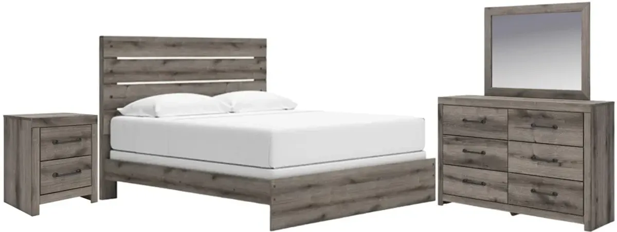 Signature Design by AshleyÂ® Graystorm 4-Piece Brown Gray Queen Bedroom Set