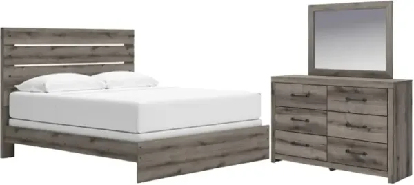 Signature Design by AshleyÂ® Graystorm 3-Piece Brown Gray King Bedroom Set
