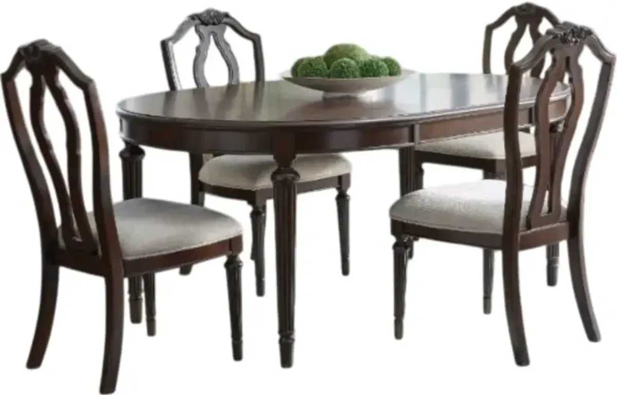 Signature Design by AshleyÂ® Lavinton 5-Piece Brown/Tan Dining Set