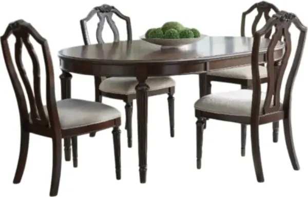 Signature Design by AshleyÂ® Lavinton 5-Piece Brown/Tan Dining Set