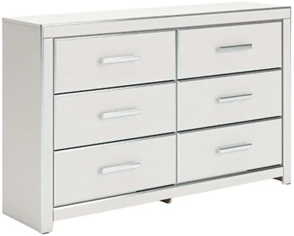 Signature Design by AshleyÂ® Zuraleus 3-Piece White King Upholstered Panel Bedroom Set