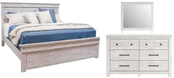 Signature Design by AshleyÂ® Makidern 3-Piece Whitewash Twin Youth Panel Bedroom Set