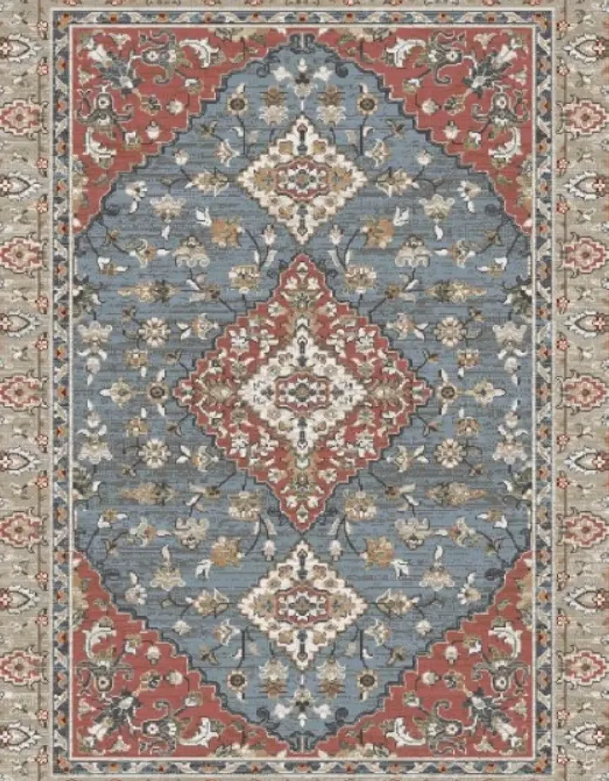 Mayberry Rugs Plymouth Altan Blue 5"x7" Area Rug