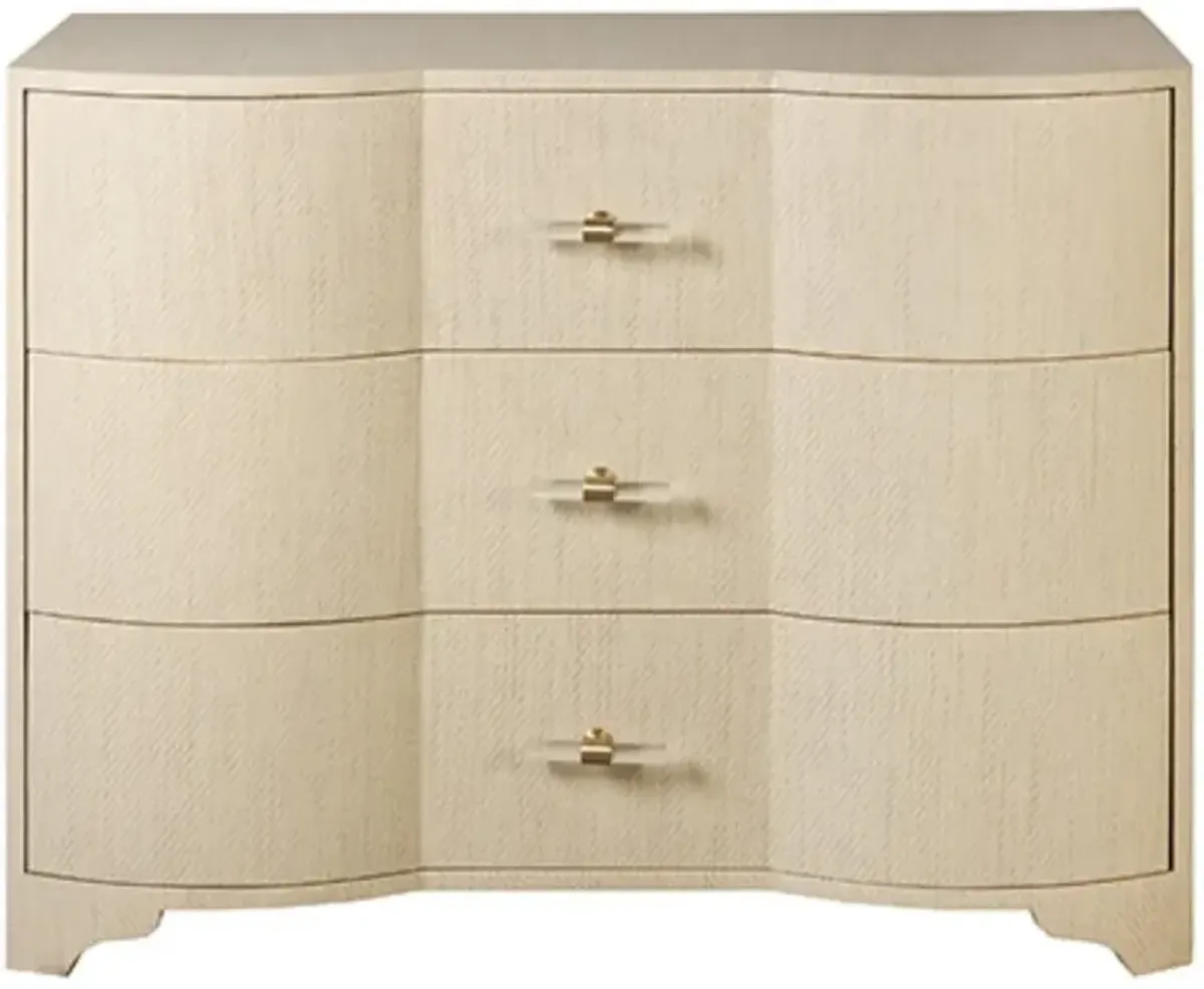 Worlds Away Plymouth Natural 3-Drawer Chest