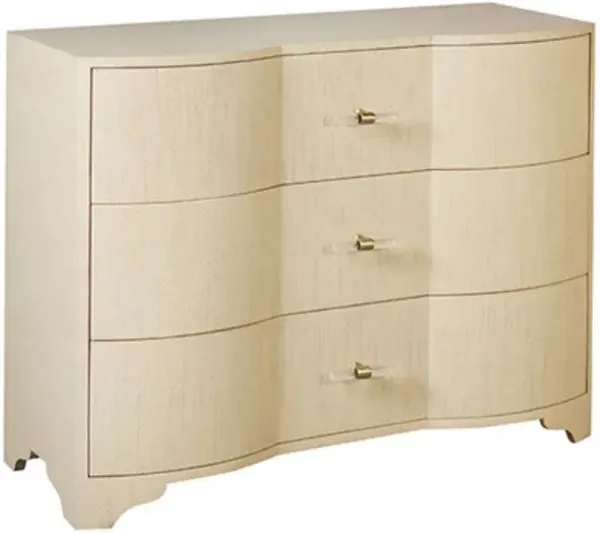 Worlds Away Plymouth Natural 3-Drawer Chest
