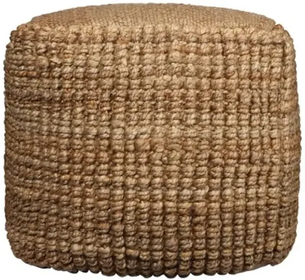 LR Home Natural Jute Pouf