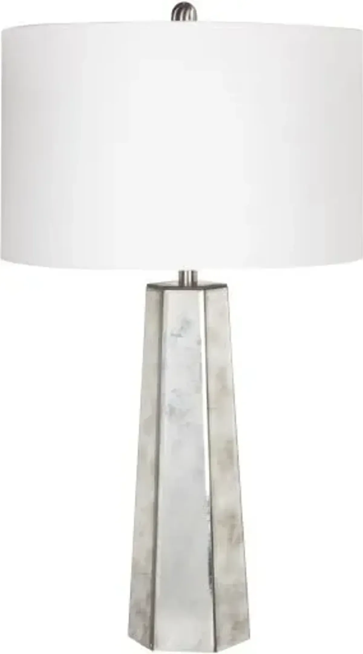 Surya Perry Silver Table Lamp