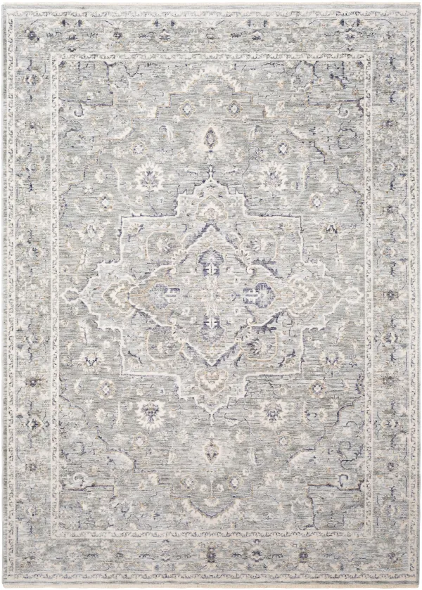 Surya Palazzo Light Blue/Light Gray 9'x13' Rug
