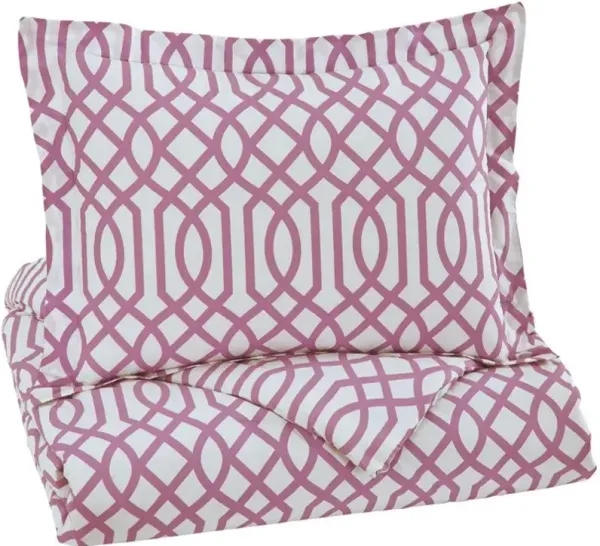 Signature Design by AshleyÂ® Loomis 2-Piece Lavender Twin Comforter Set