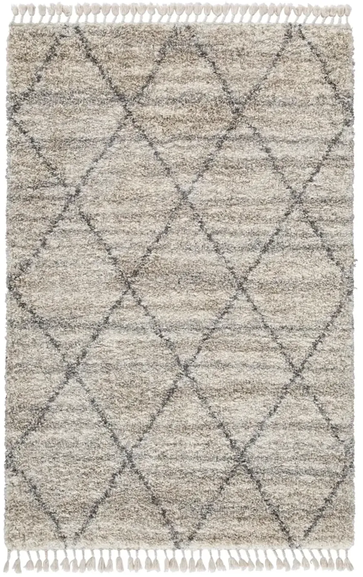 Signature Design by AshleyÂ® Abdalah Gray/Cream 8'x10' Large Area Rug