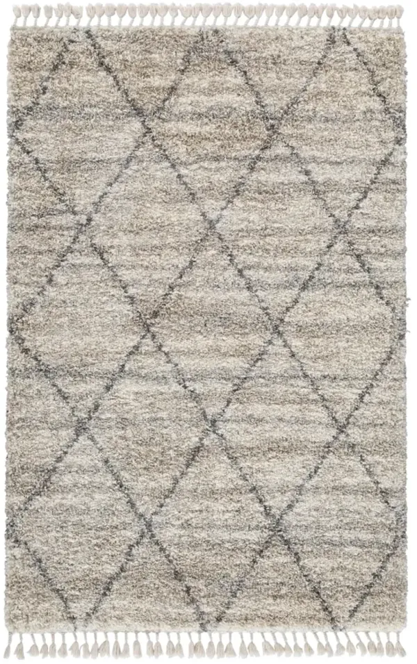Signature Design by AshleyÂ® Abdalah Gray/Cream 8'x10' Large Area Rug