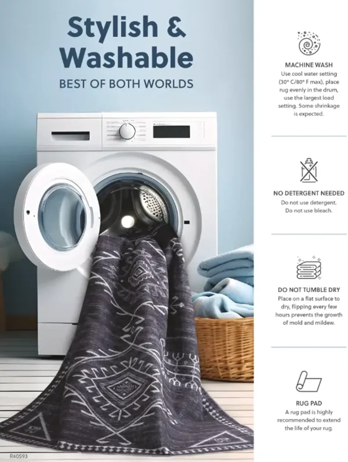 Signature Design by AshleyÂ® Harwins Multi-Colored 5'x7' Area Rug