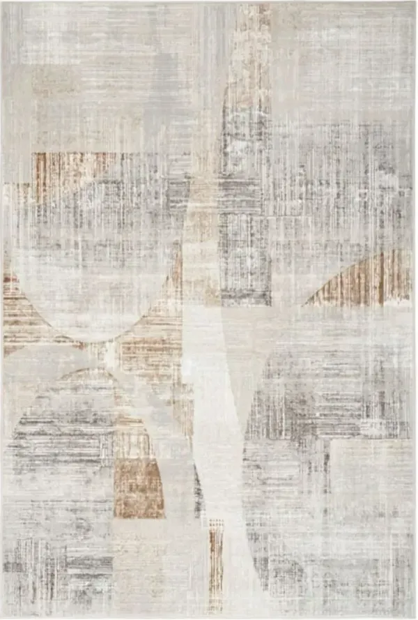 Signature Design by AshleyÂ® Truward Caramel/Gray/Linen 5'x7' Area Rug