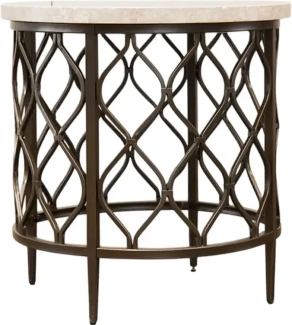 Steve Silver Co. Roland Bronze 24" End Table