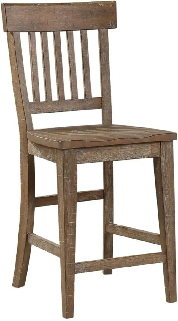 Steve Silver Co. Riverdale Driftwood Counter Stool