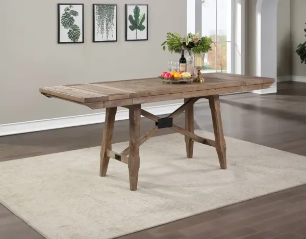 Steve Silver Co. Riverdale 5-Piece Driftwood Counter Height Dining Table Set