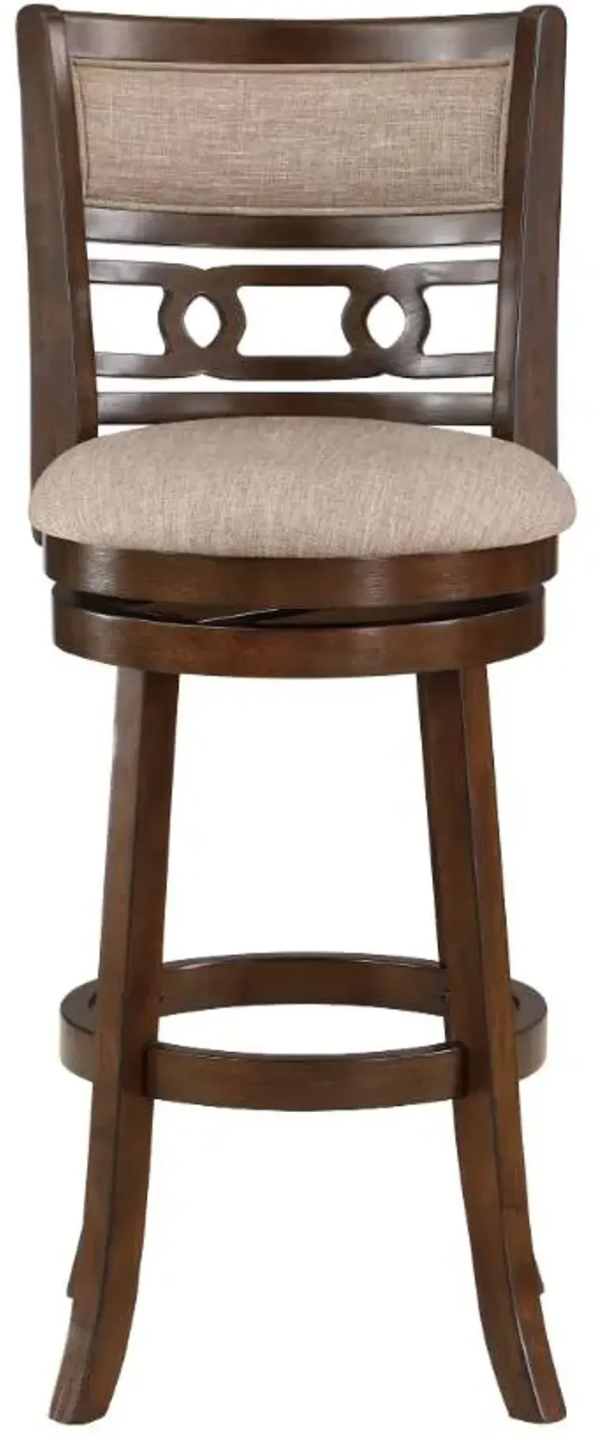 New ClassicÂ® Home Furnishings Gia Brown/Cherry Swivel Bar Stool