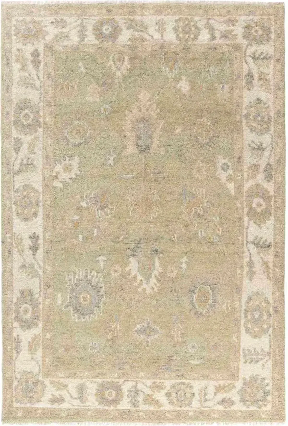 LR Home Senneh Green/Ivory 8'x10' Area Rug