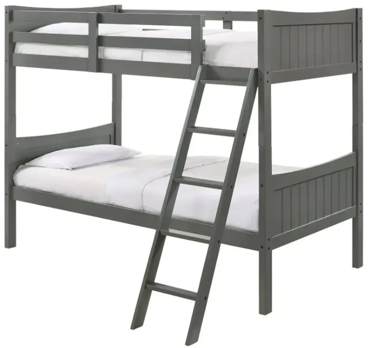 Elements International Sami Gray Twin/Twin Bunk Bed