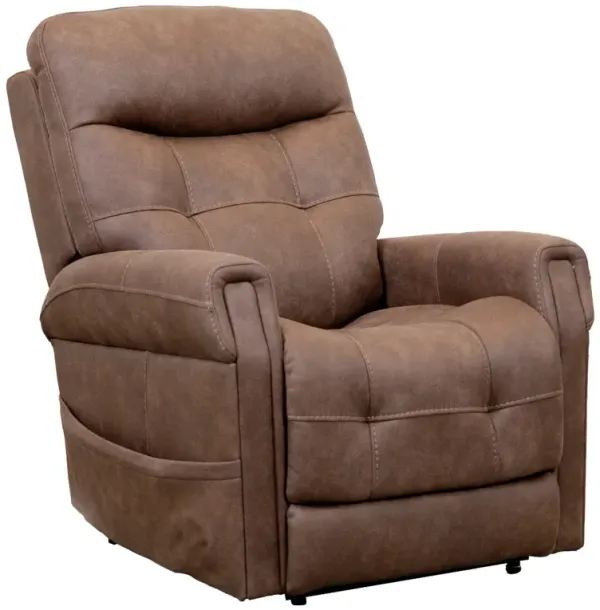 Moto Motion Canyon Silt Power Lay Flat Lift Recliner