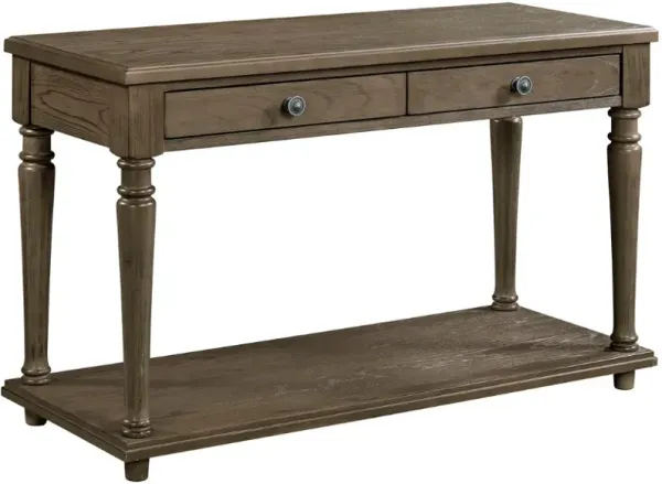 Elements International Kings Court Gray Sofa Table 