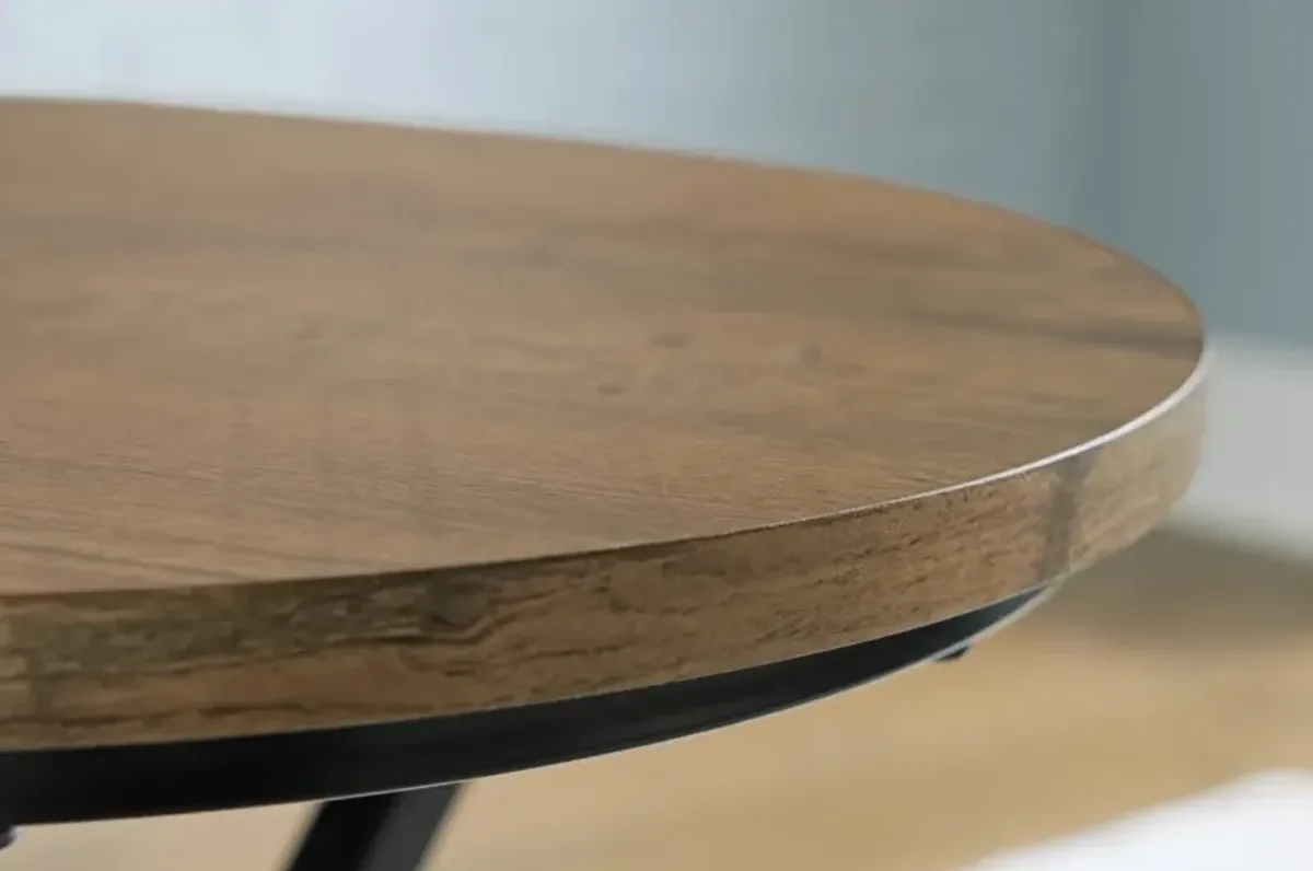 Signature Design by AshleyÂ® Cassbryn 3-Piece Brown Occasional Table Set with Black Base