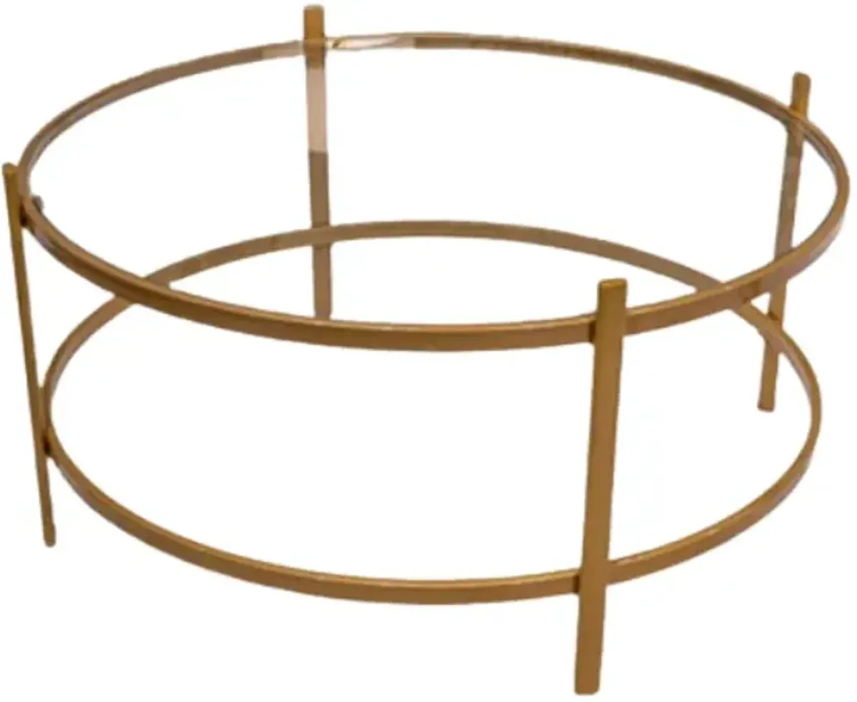 Signature Design by AshleyÂ® Pearlox 3-Piece Glass Top Occasional Table Set with Gold Base