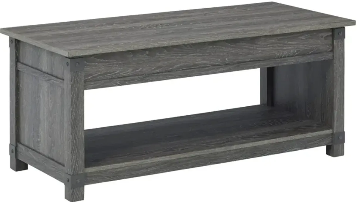 Signature Design by AshleyÂ® Freedan Grayish Brown Coffee Table