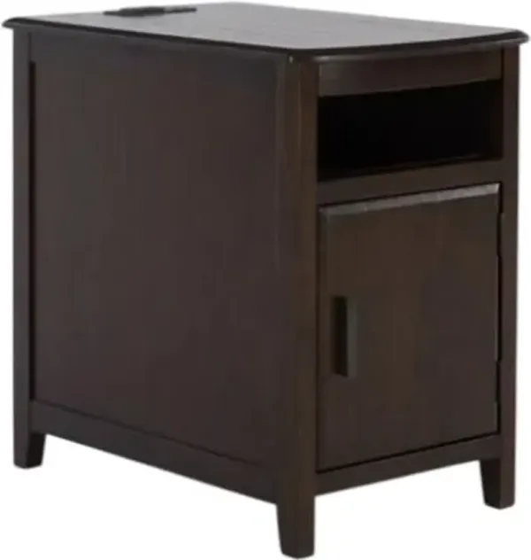 Signature Design by AshleyÂ® Devonsted Dark Brown Chairside End Table
