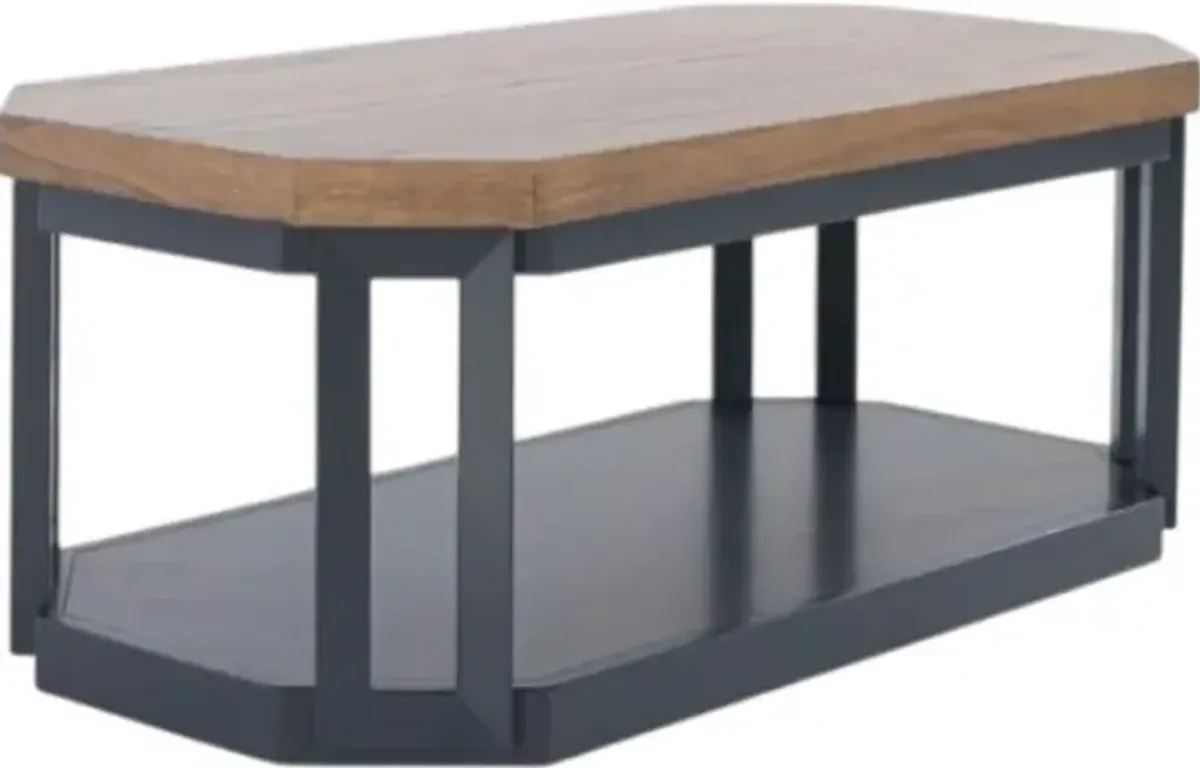 Signature Design by Ashley® Landocken 3-Piece Brown/Blue Table Set