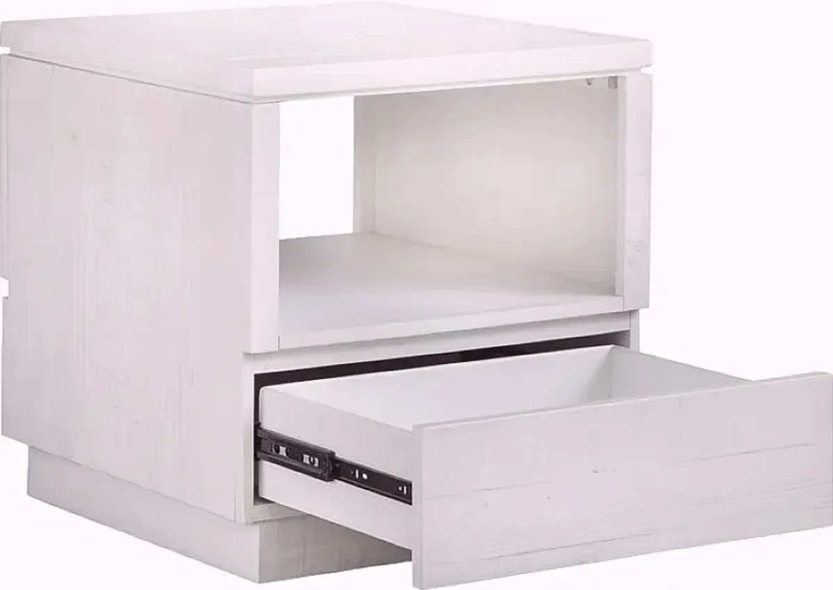 Magnussen HomeÂ® Claudette Alabaster Rectangular End Table