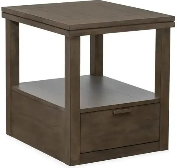 Magnussen HomeÂ® McGrath Urbane Bronze End Table