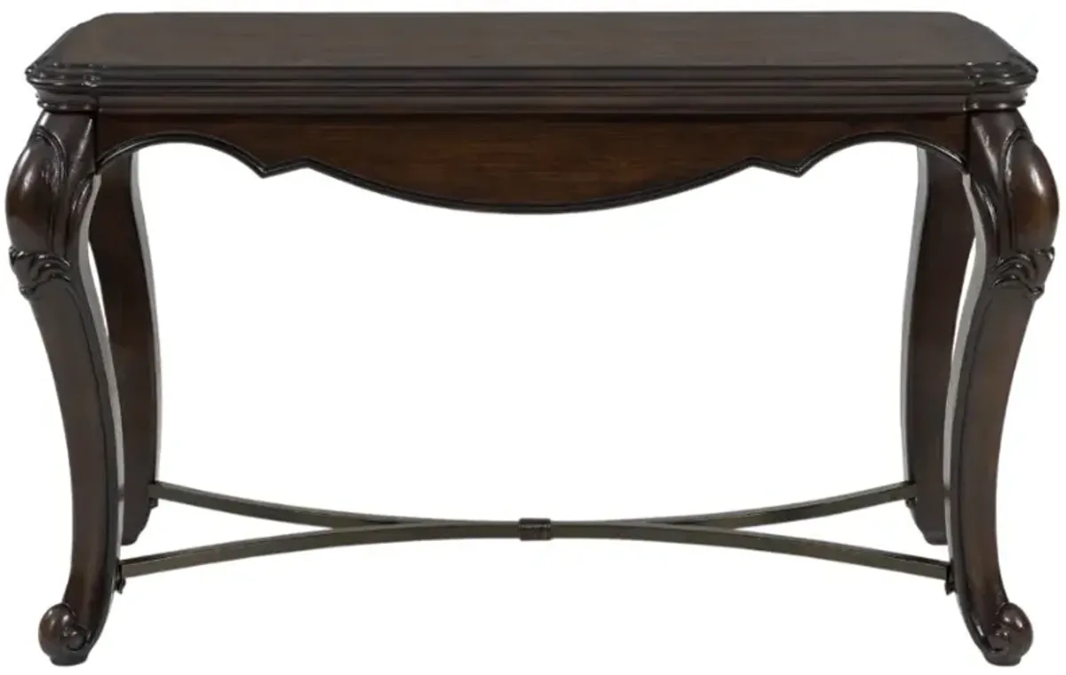 Signature Design by AshleyÂ® Maylee Dark Brown Sofa Table