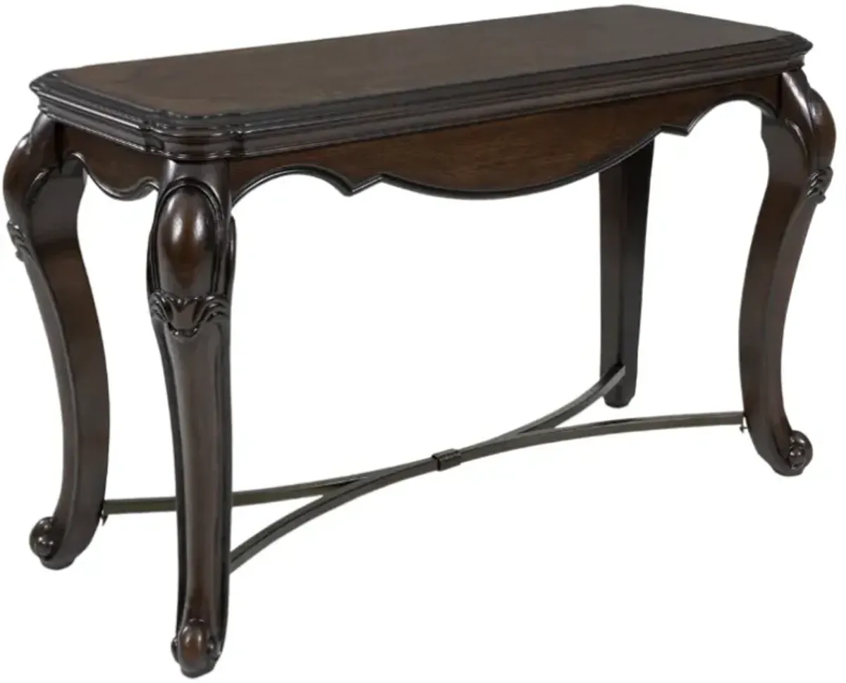 Signature Design by AshleyÂ® Maylee Dark Brown Sofa Table