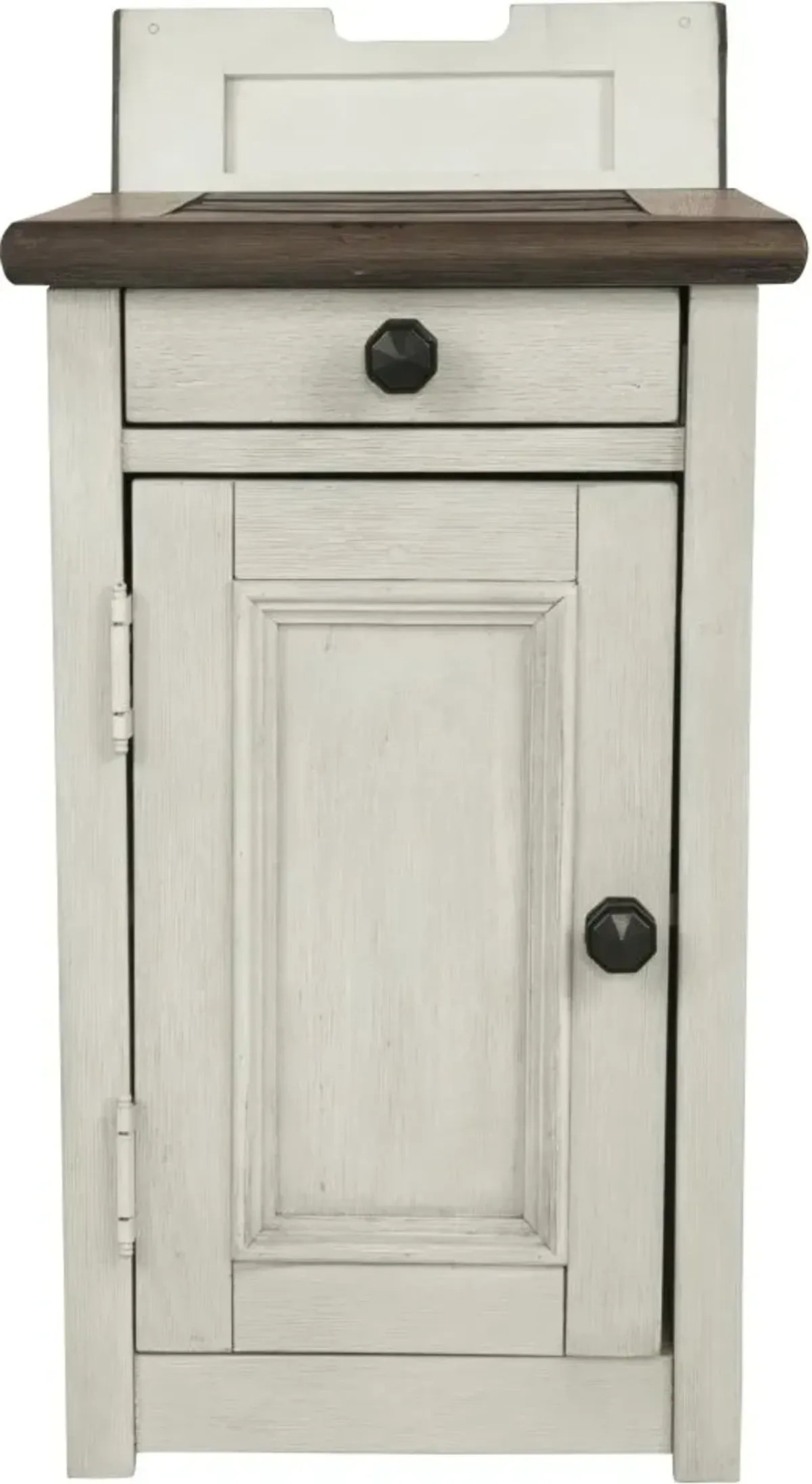 Signature Design by AshleyÂ® Bolanburg Brown Chairside End Table with Antique White Base