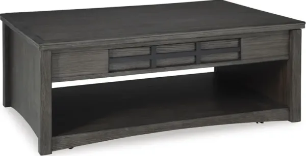 Signature Design by AshleyÂ® Montillan Grayish Brown Lift-Top Coffee Table