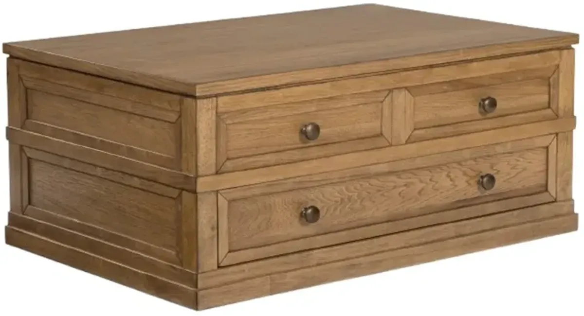 Signature Design by AshleyÂ® Sharlance Light Brown Cocktail Table