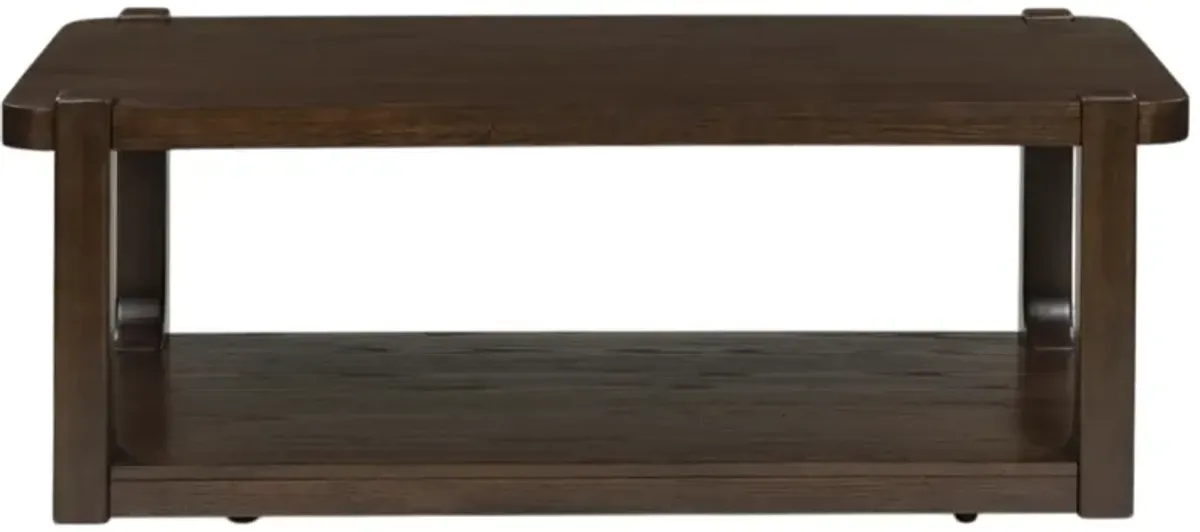 Signature Design by AshleyÂ® Breckington Dark Brown Cocktail  Table
