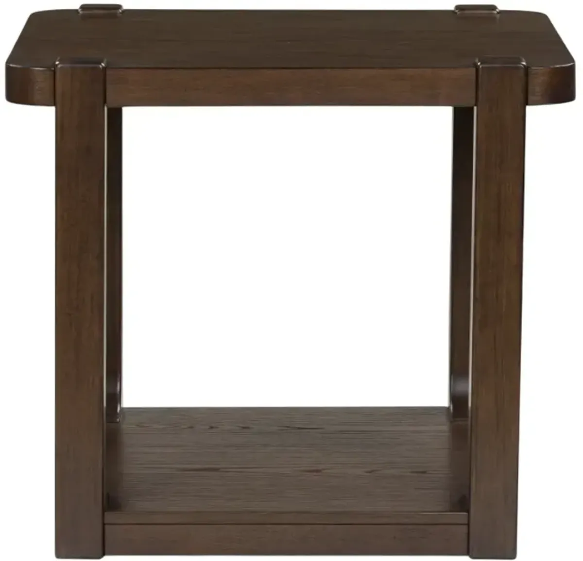 Signature Design by AshleyÂ® Breckington Dark Brown Wood End Table