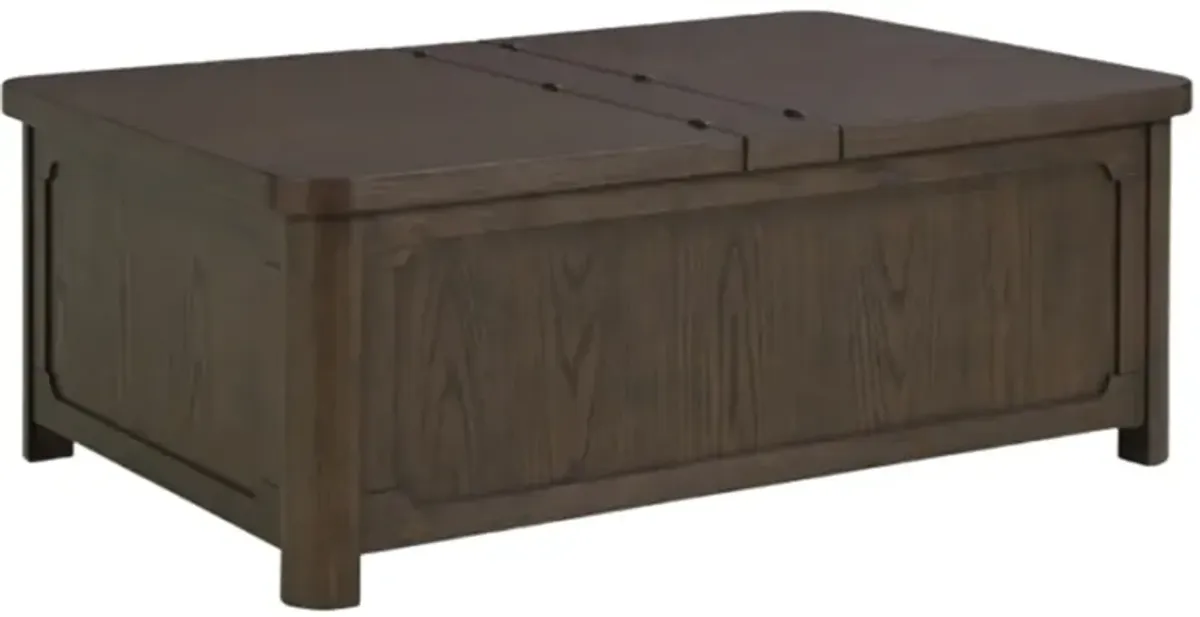 Signature Design by AshleyÂ® Breckington Dark Brown Cocktail Table with Storage